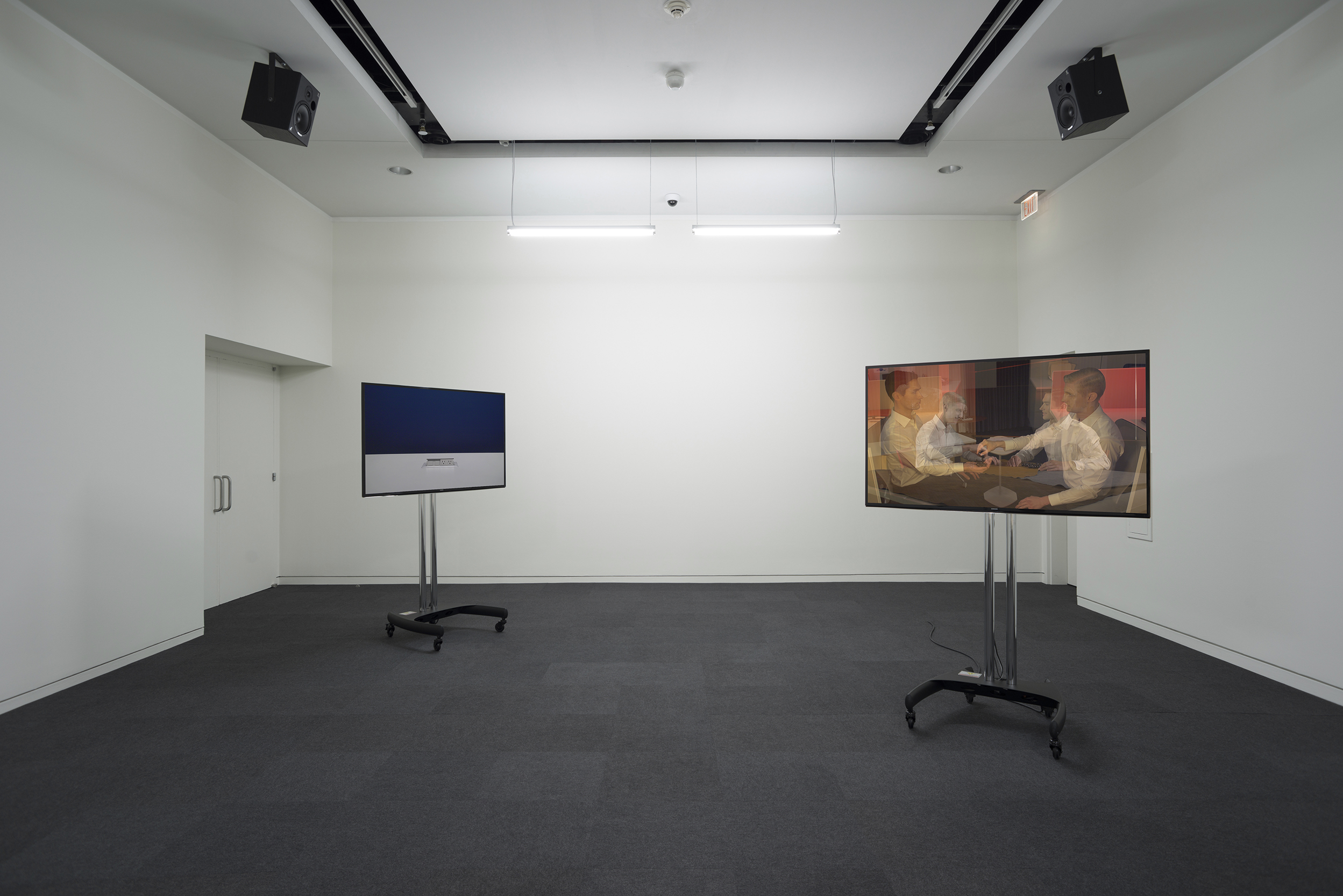 installation view of drama by Geof Oppenheimer 2014